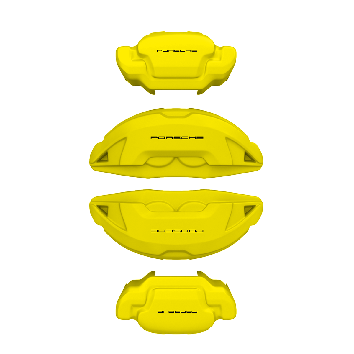Porsche Caliper Covers – Yellow Color – Custom Fit