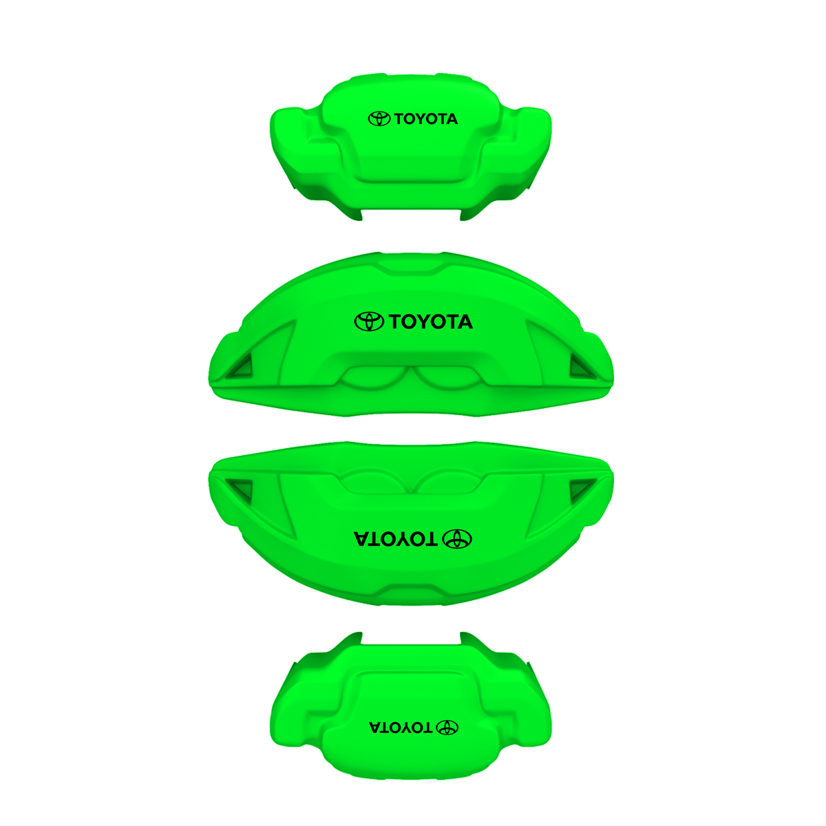 Toyota Caliper Covers – Green Color – Custom Fit