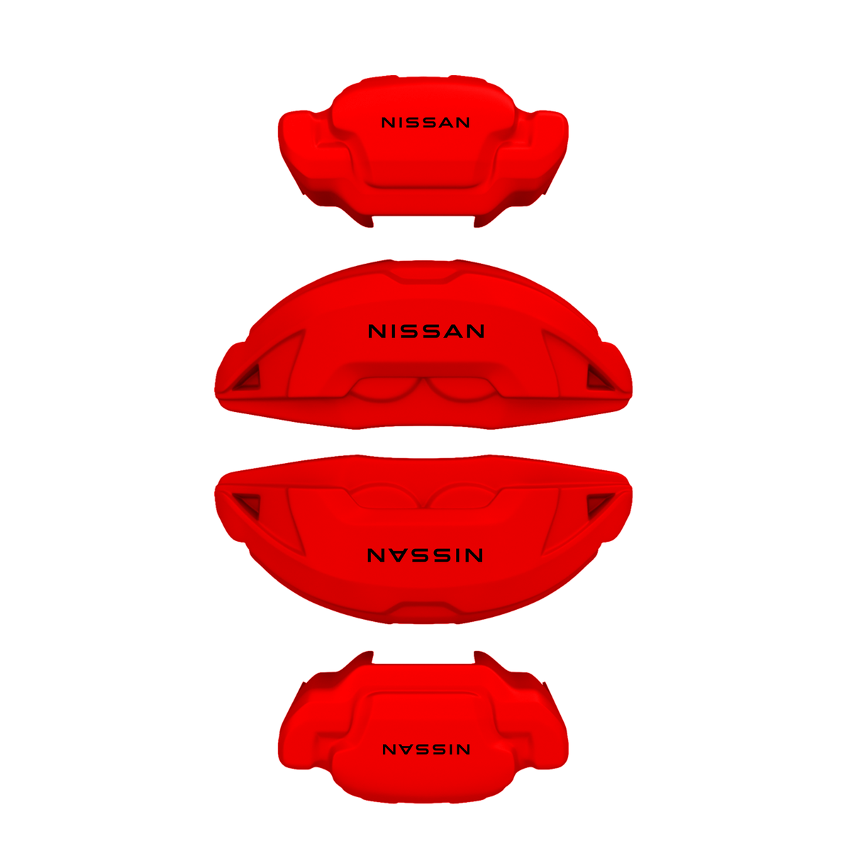 Nissan Caliper Covers – Red Color – Custom Fit