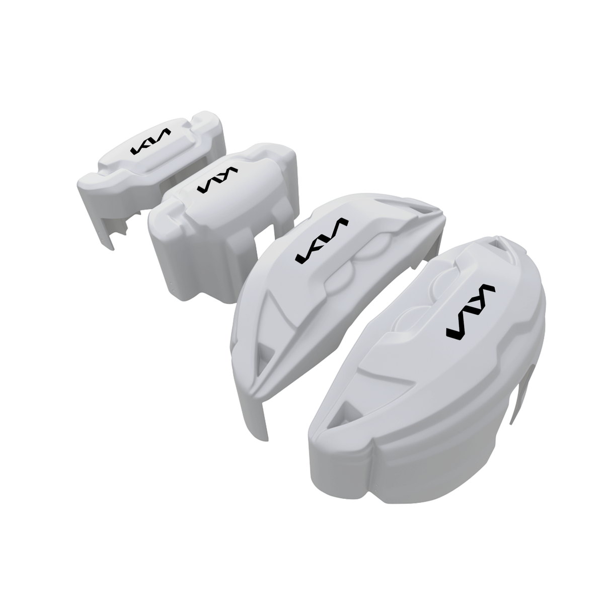 Kia Caliper Covers – White Color – Custom Fit