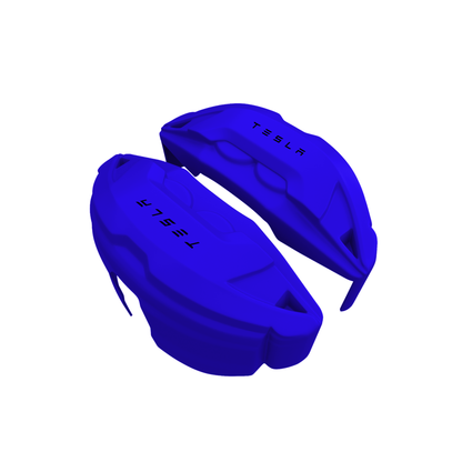 Tesla Caliper Covers – Blue Color – Custom Fit