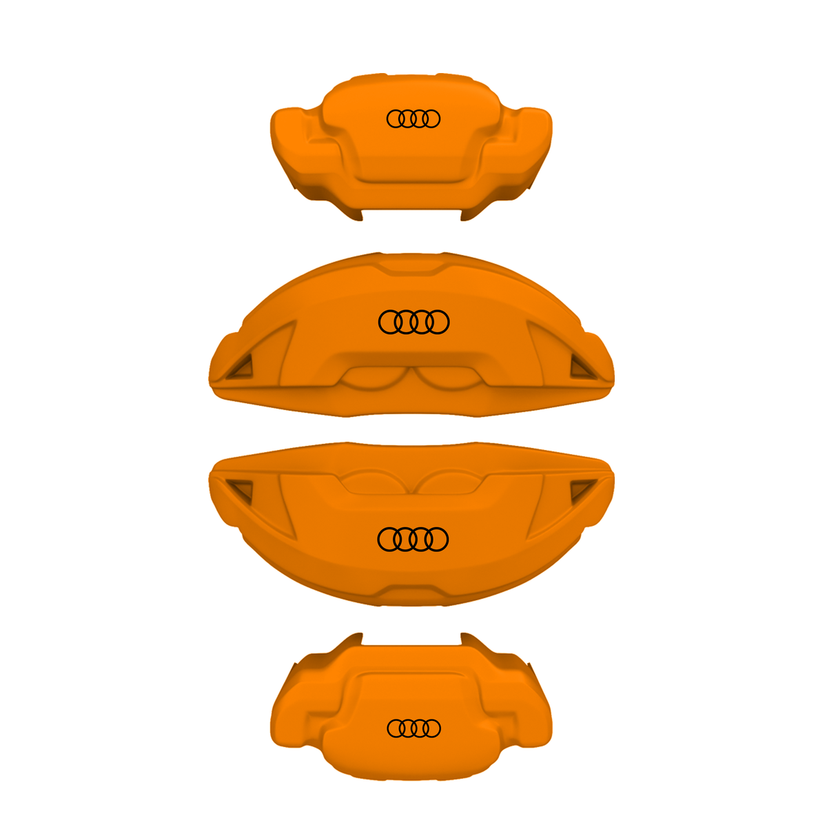 Audi Caliper Covers – Orange Color – Custom Fit