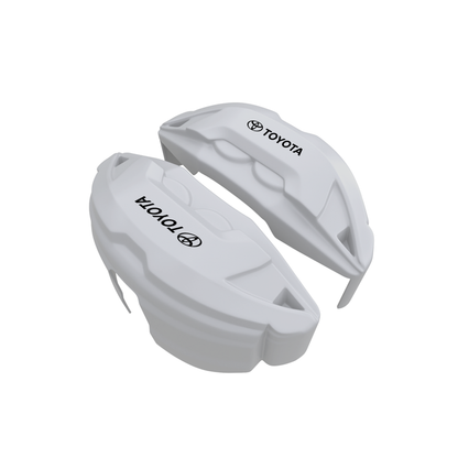 Toyota Caliper Covers – White Color – Custom Fit