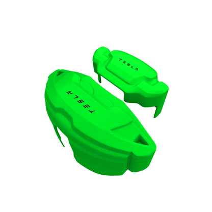 Tesla Caliper Covers – Green Color – Custom Fit