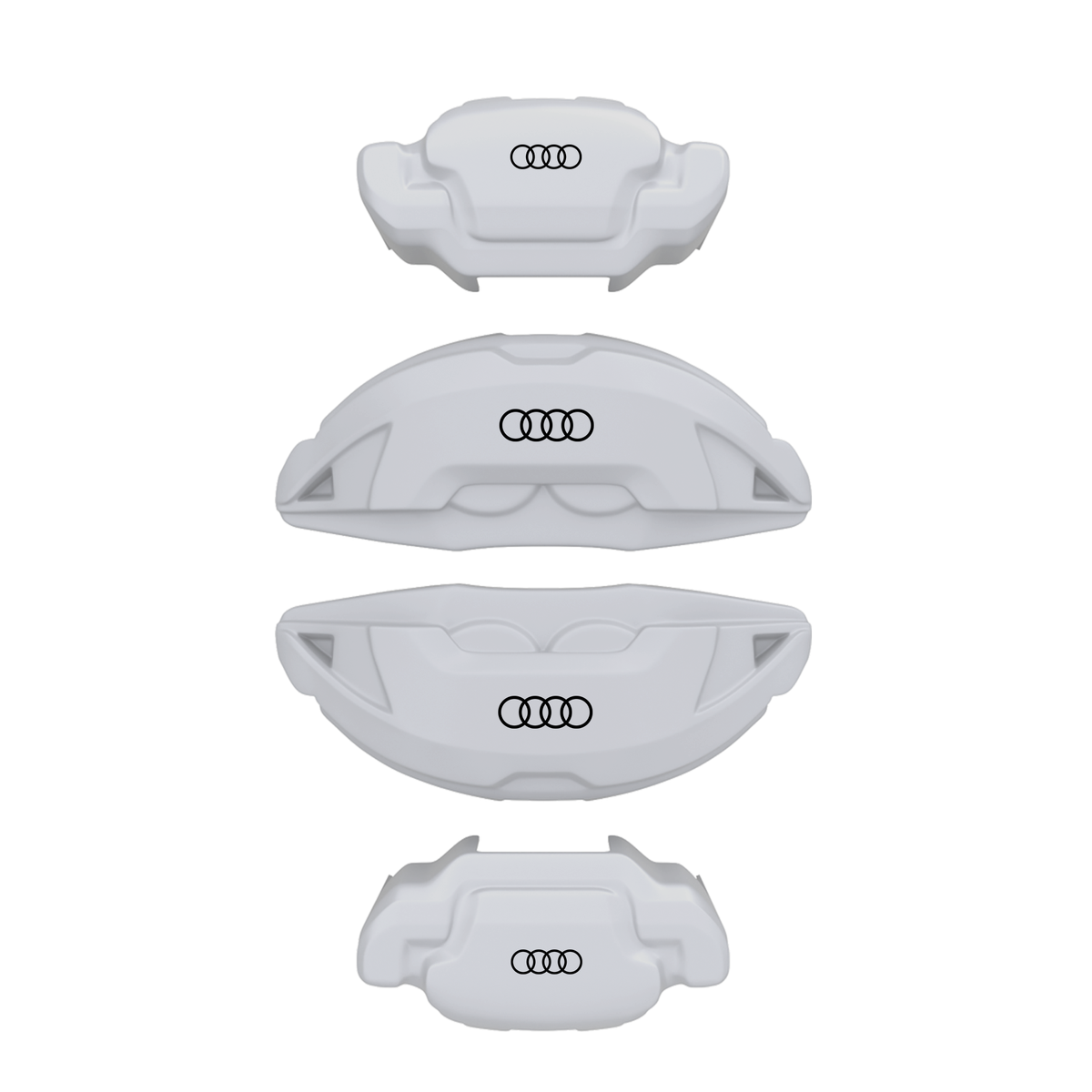 Audi Caliper Covers – White Color – Custom Fit