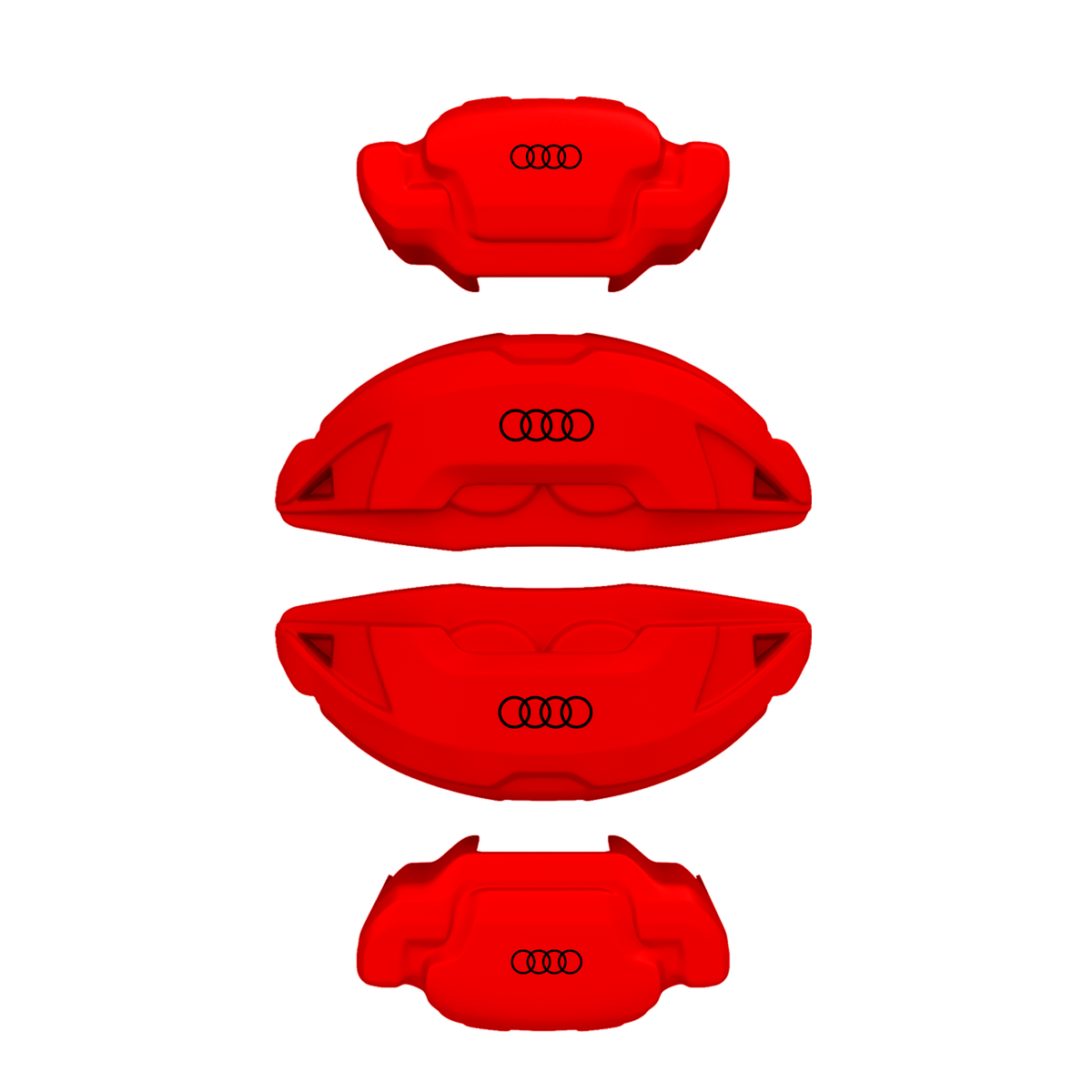 Audi Caliper Covers – Red Color – Custom Fit