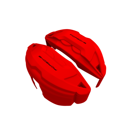 Porsche Caliper Covers – Red Color – Custom Fit