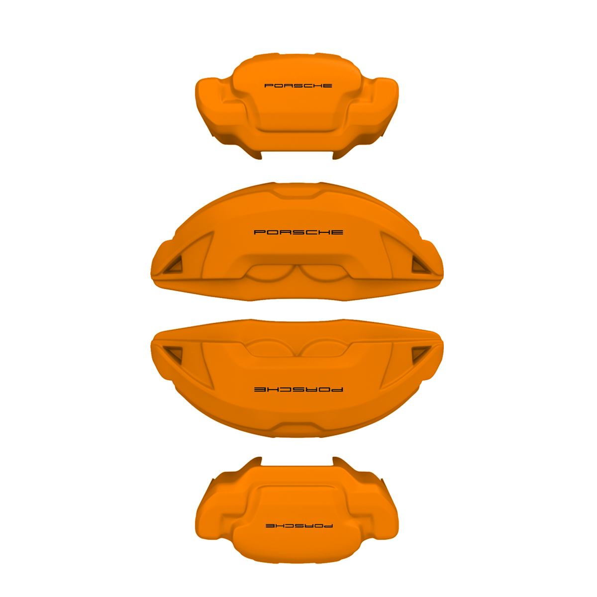 Porsche Caliper Covers – Orange Color – Custom Fit