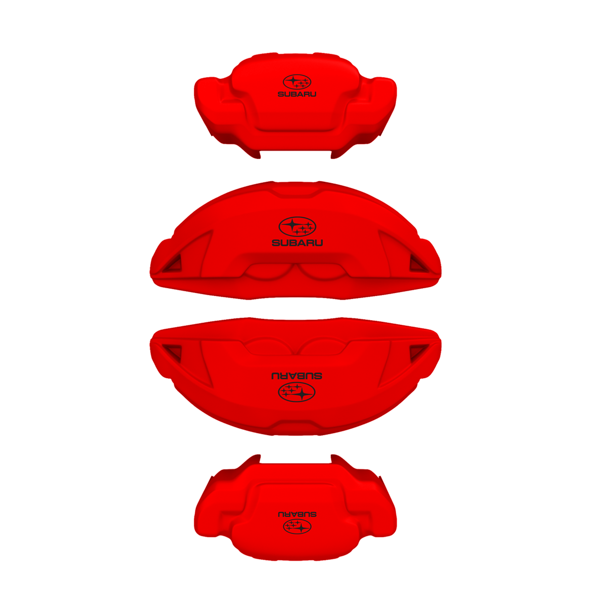 Subaru Caliper Covers – Red Color – Custom Fit