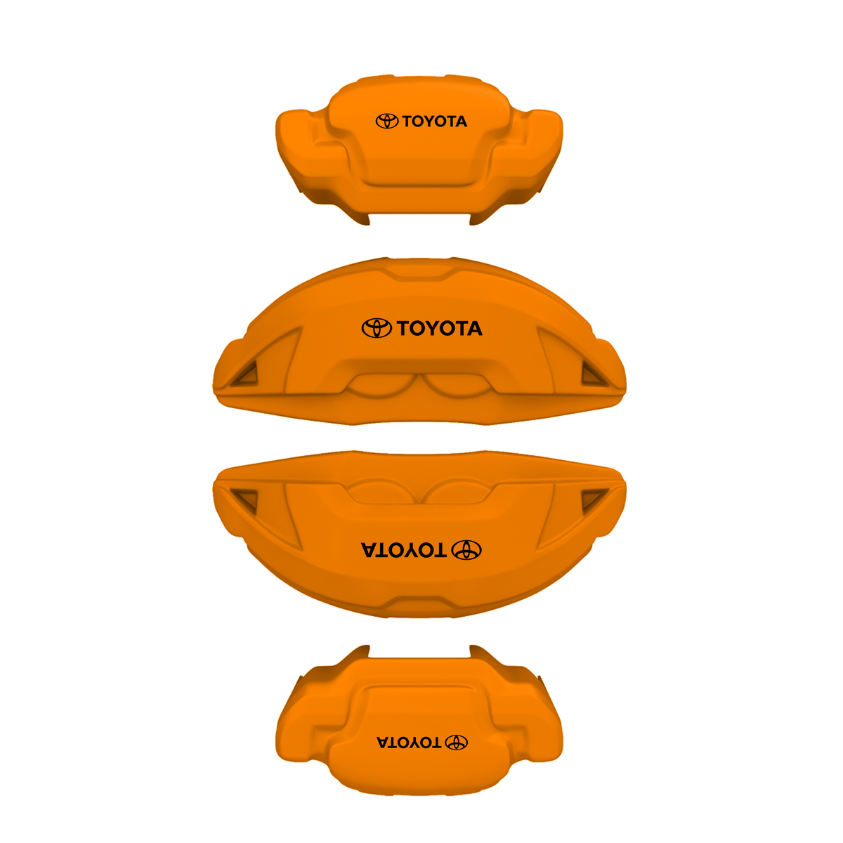 Toyota Caliper Covers – Orange Color – Custom Fit