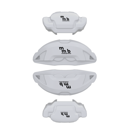 GMC Caliper Covers – White Color – Custom Fit